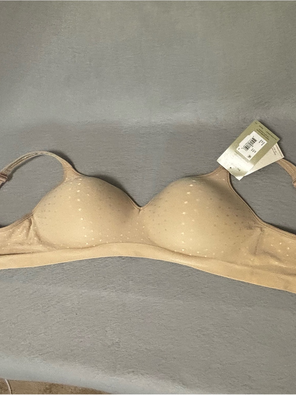 Bali Comfort Revolution 34C Beige Wireless Seamless Lightly Lined Bra DF6600